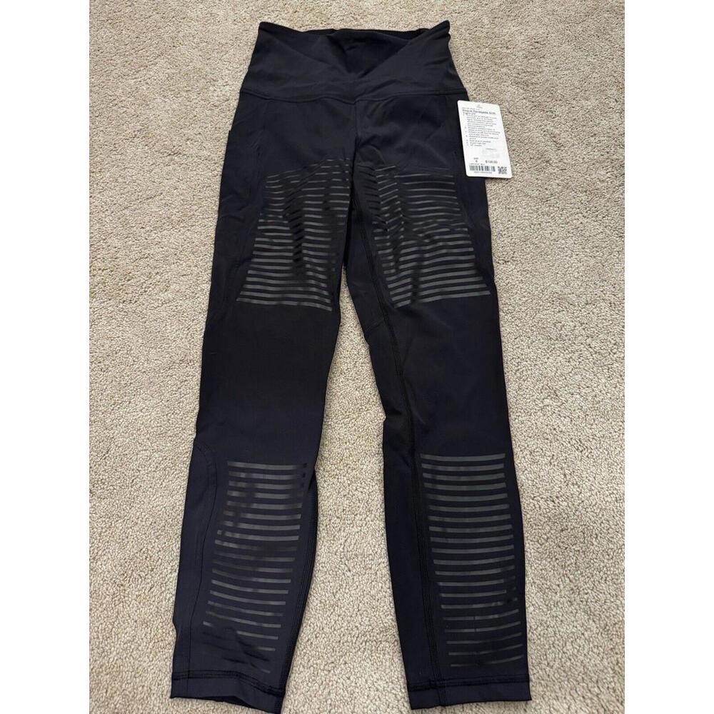 Lululemon Leggings Womens Rogue Renegade SHR Tight 25" Black 6 New with Tags NWT